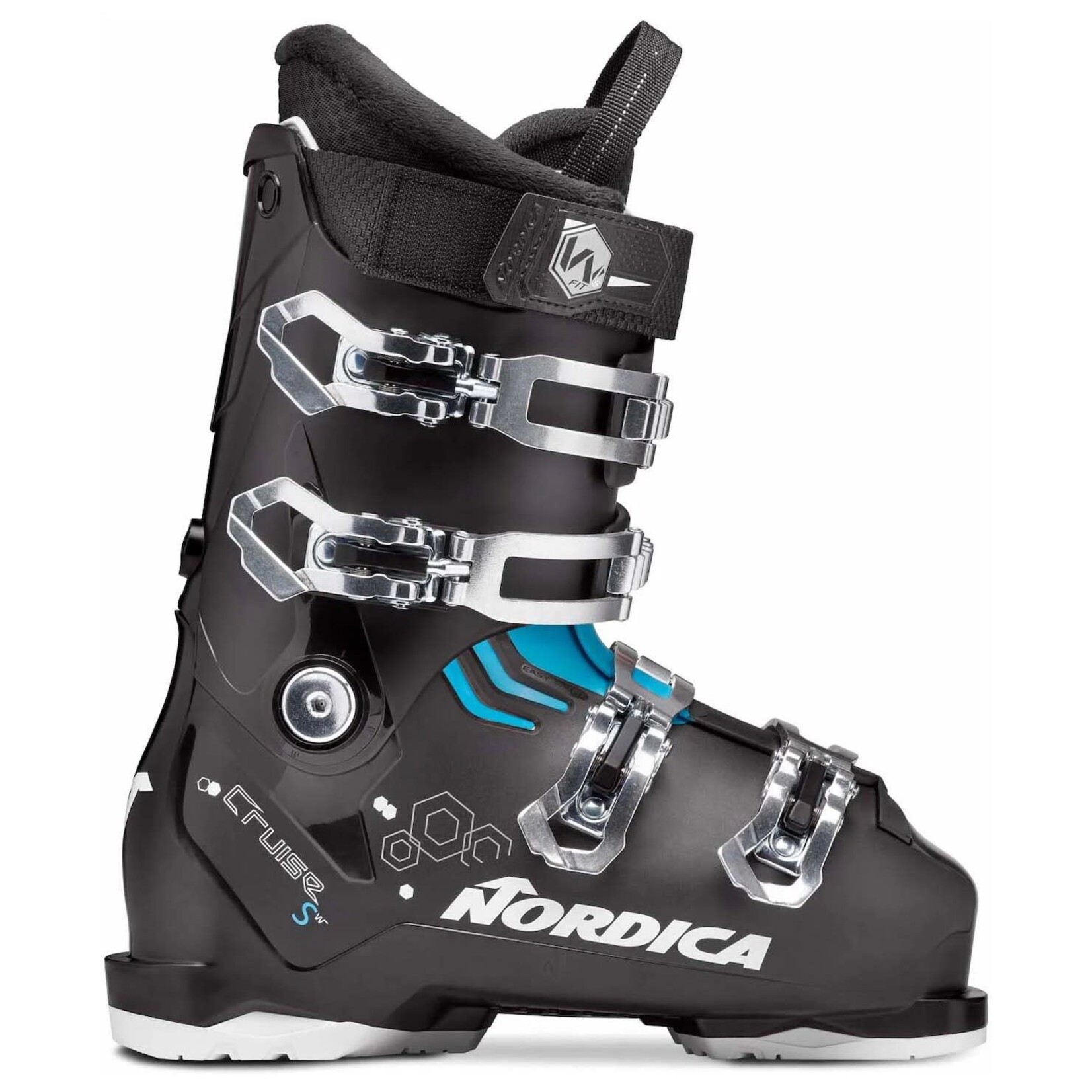 Nordica THE CRUISE S W BLACK/LIGHT BLUE/WHT