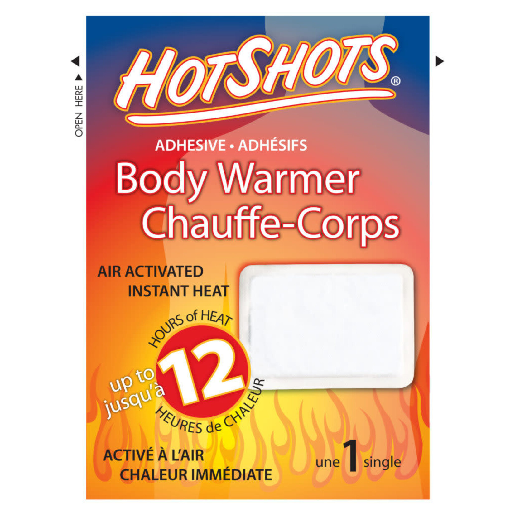 HotShots HOTSHOTS ADHESIVE BODY WARMER 12 HOURS