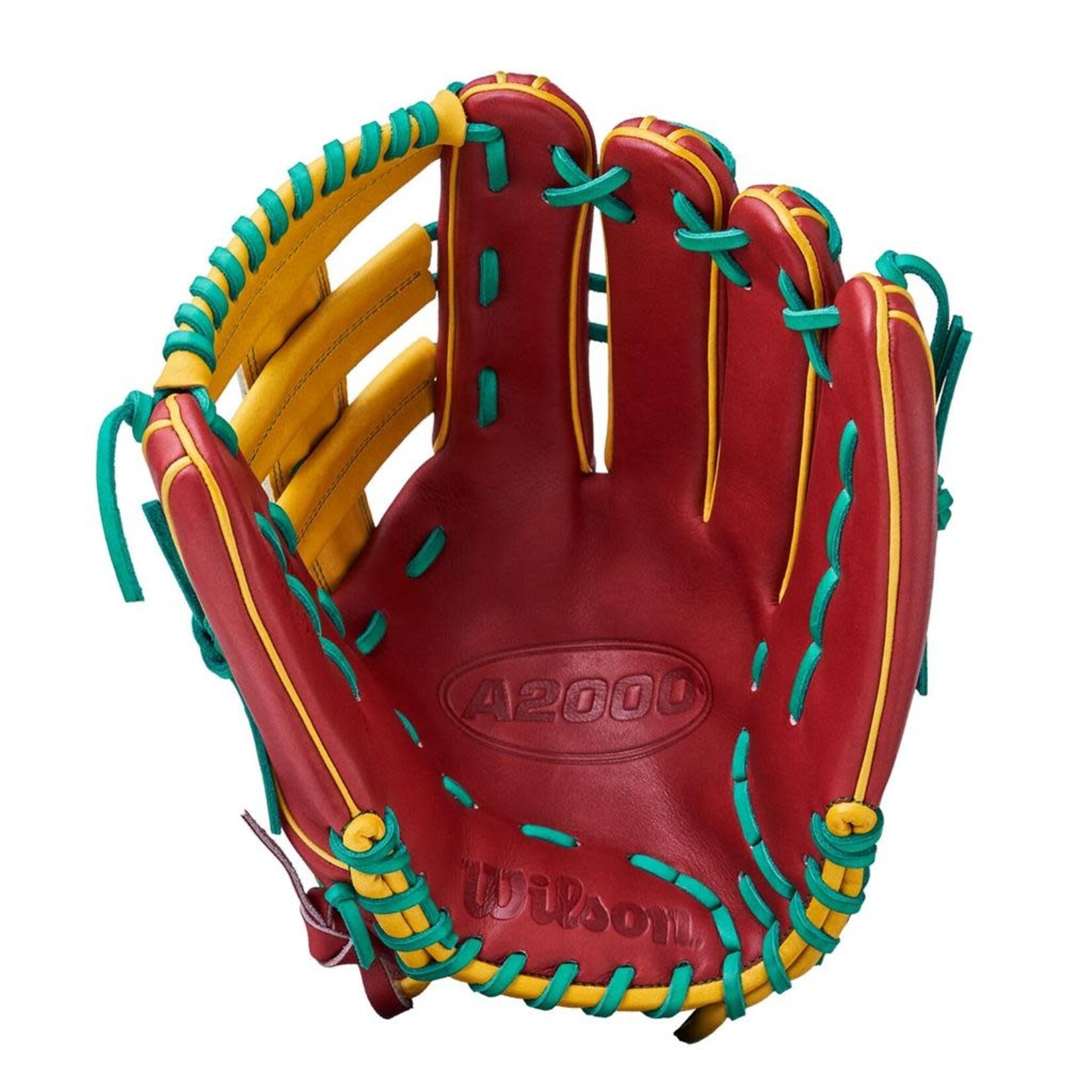 Wilson 2024 A2000 SLOWPITCH BRICK RED-YELLOW GOLD