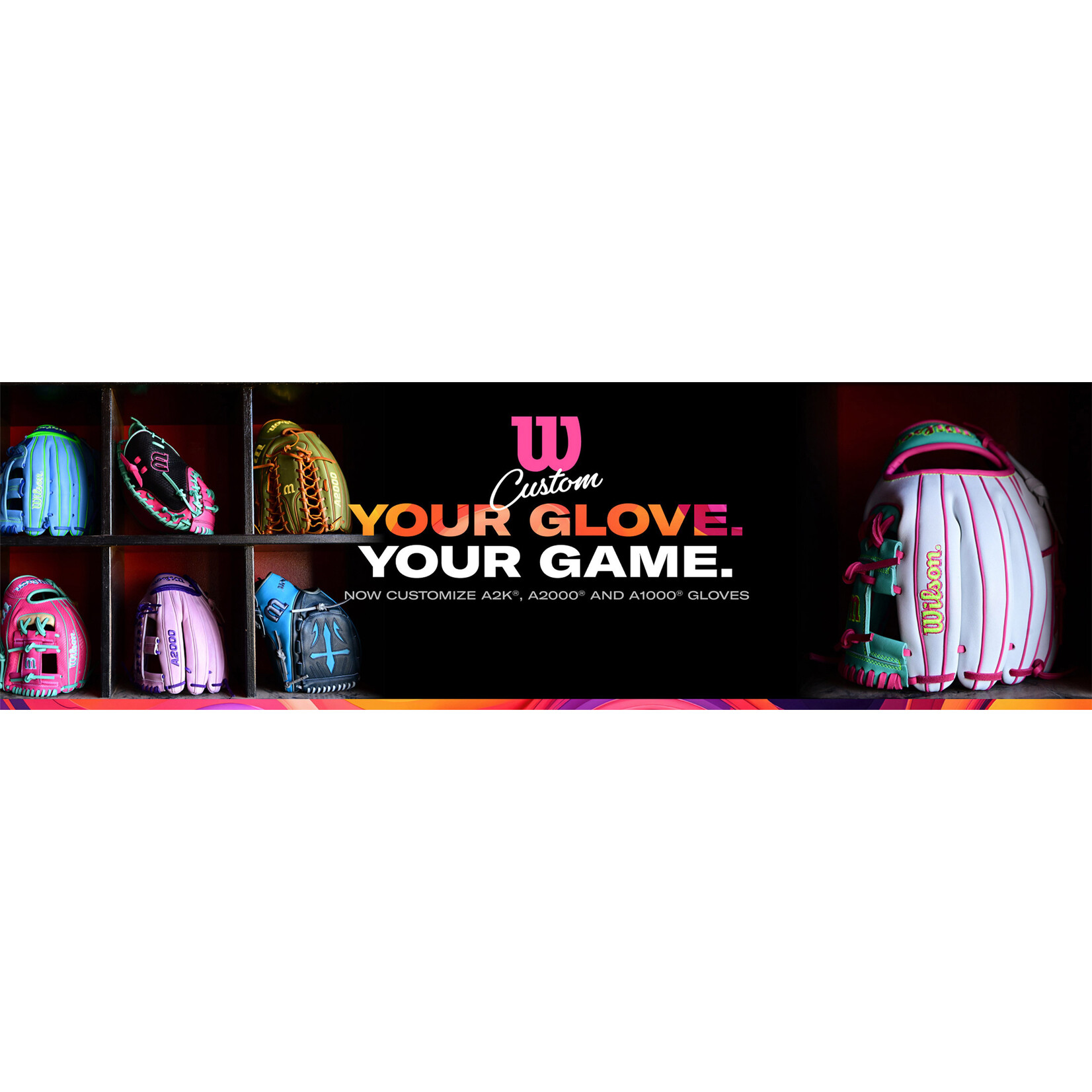 Wilson CUSTOM WILSON A2000 GLOVE FOR PLAYERS OF ALL AGE