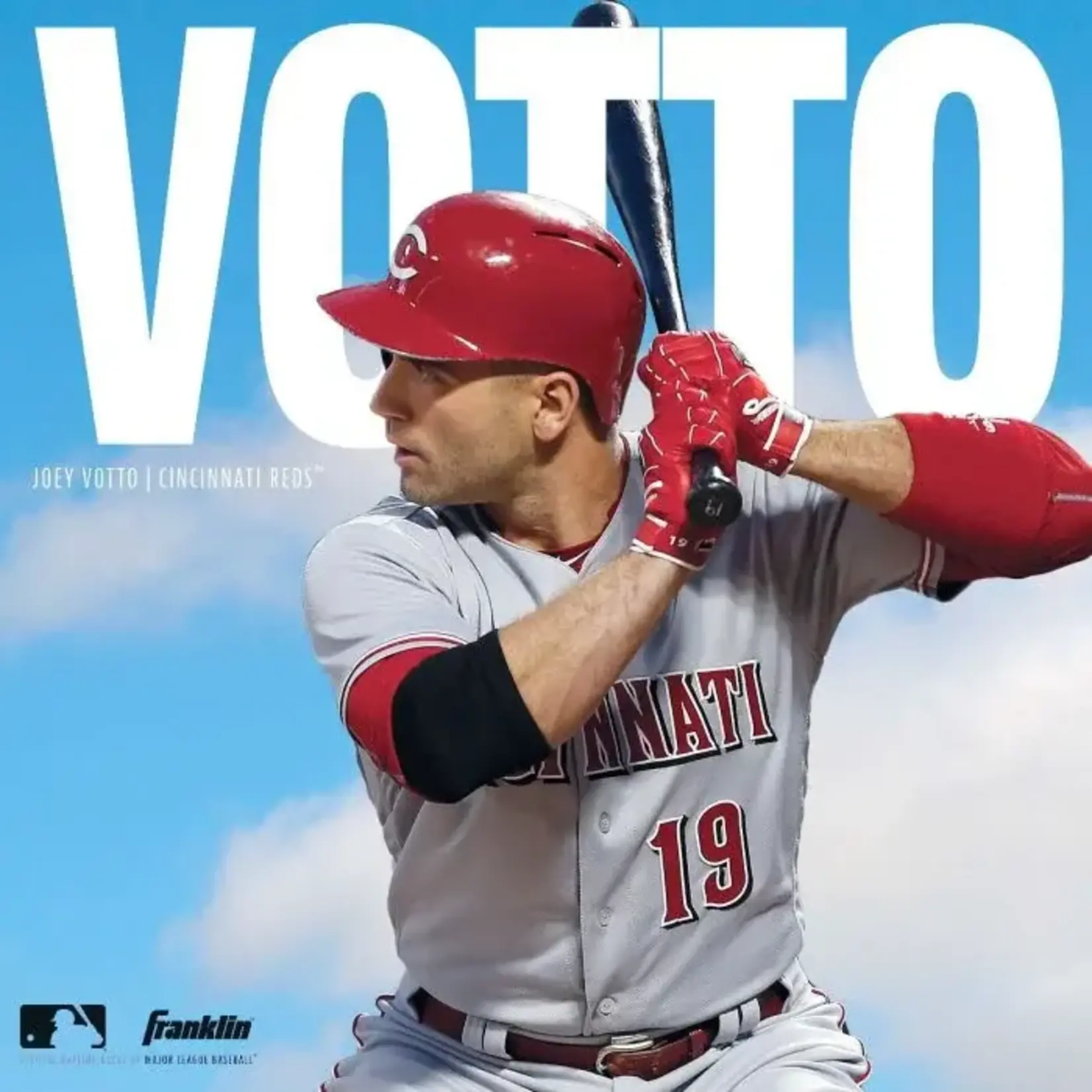 Franklin FRANKLIN POWERSTRAP : CHROME SERIES - ADULT RED BATTING GLOVES