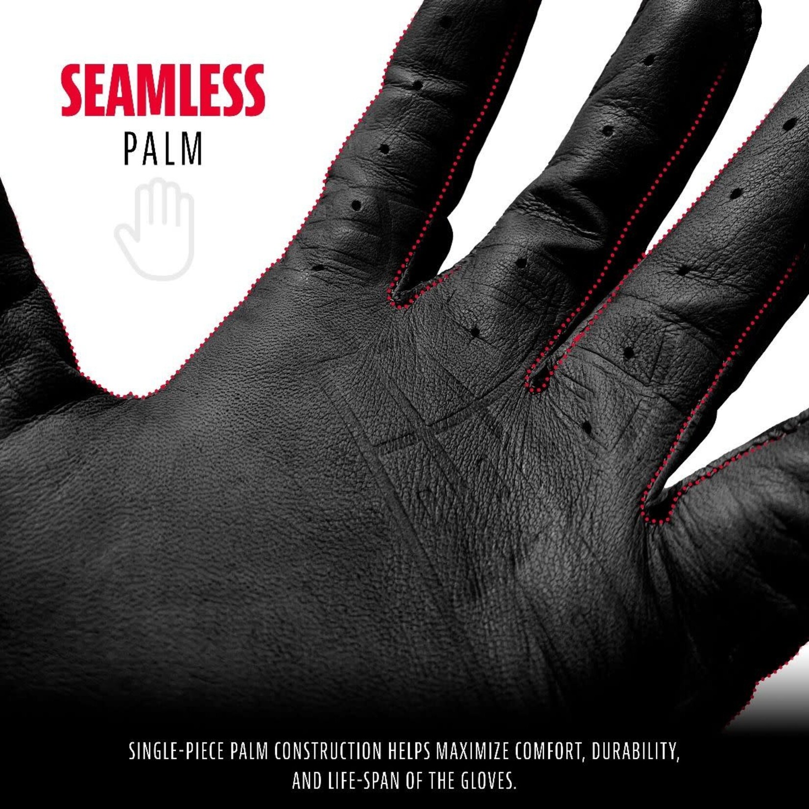 Franklin GANTS DE FRAPPEUR FRANKLIN POWERSTRAP : CHROME SERIES - ADULTE NOIR