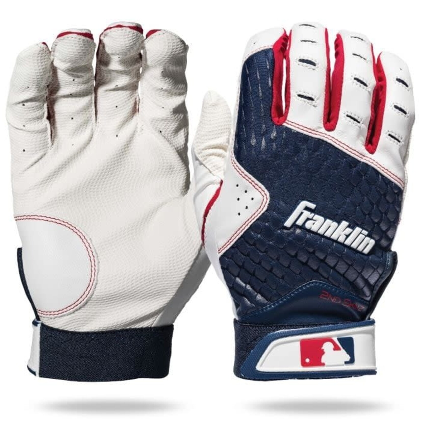 Franklin 2ND SKINZ - ADULT WHITE/NAVY