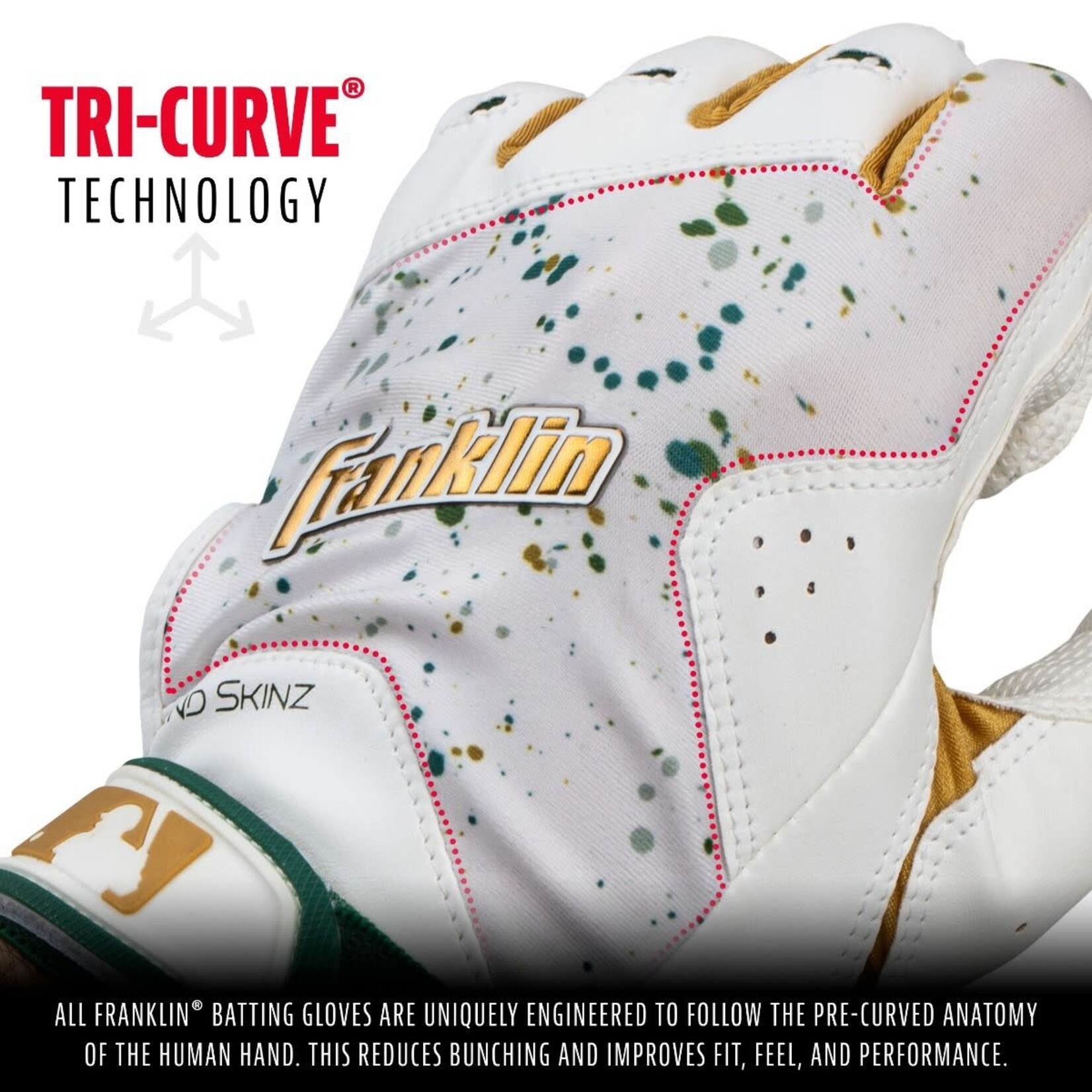 Franklin 2ND SKINZ - YOUTH WHITE/GREEN