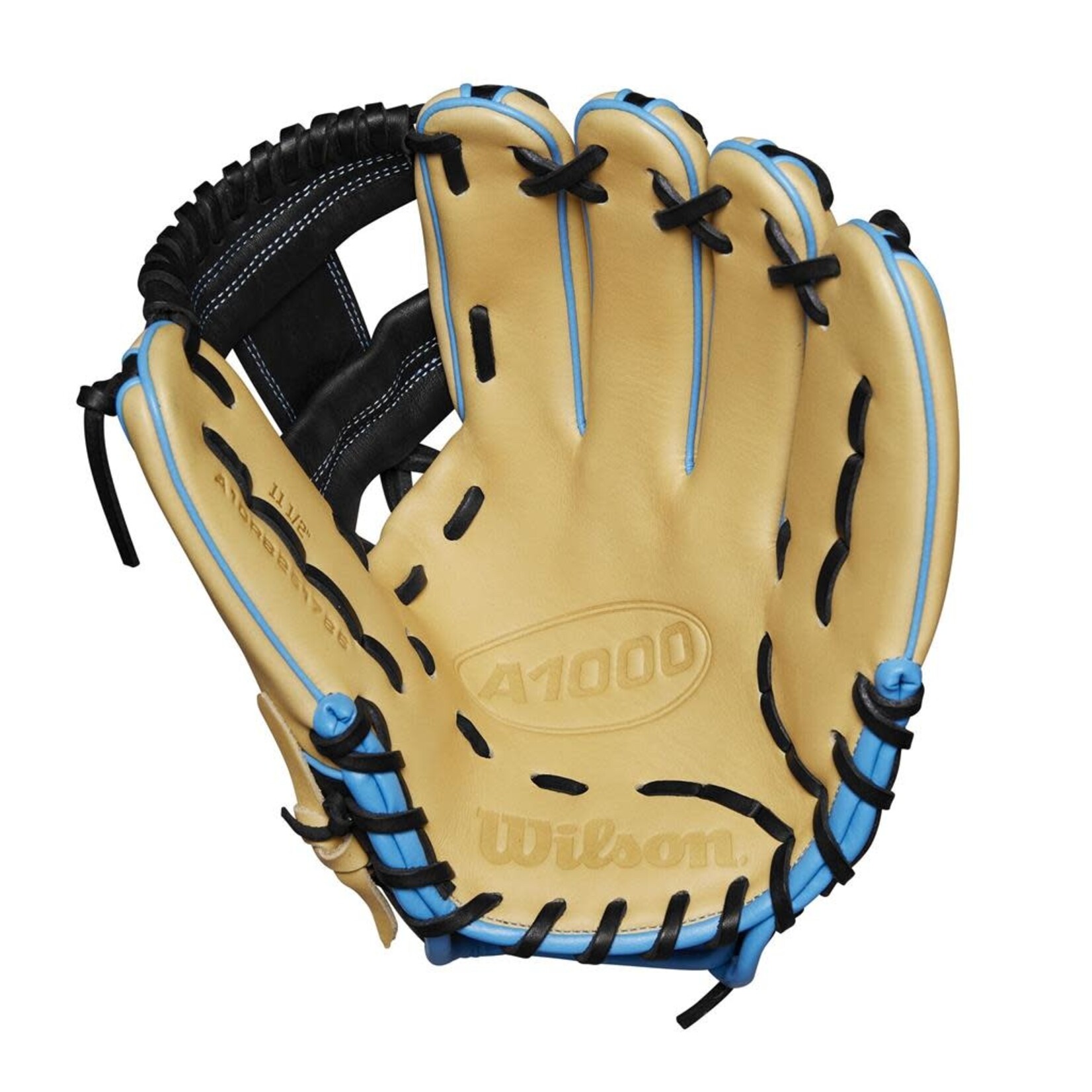Wilson A1000 1786 25 BLONDE/BLACK/COOL BLU 11.5