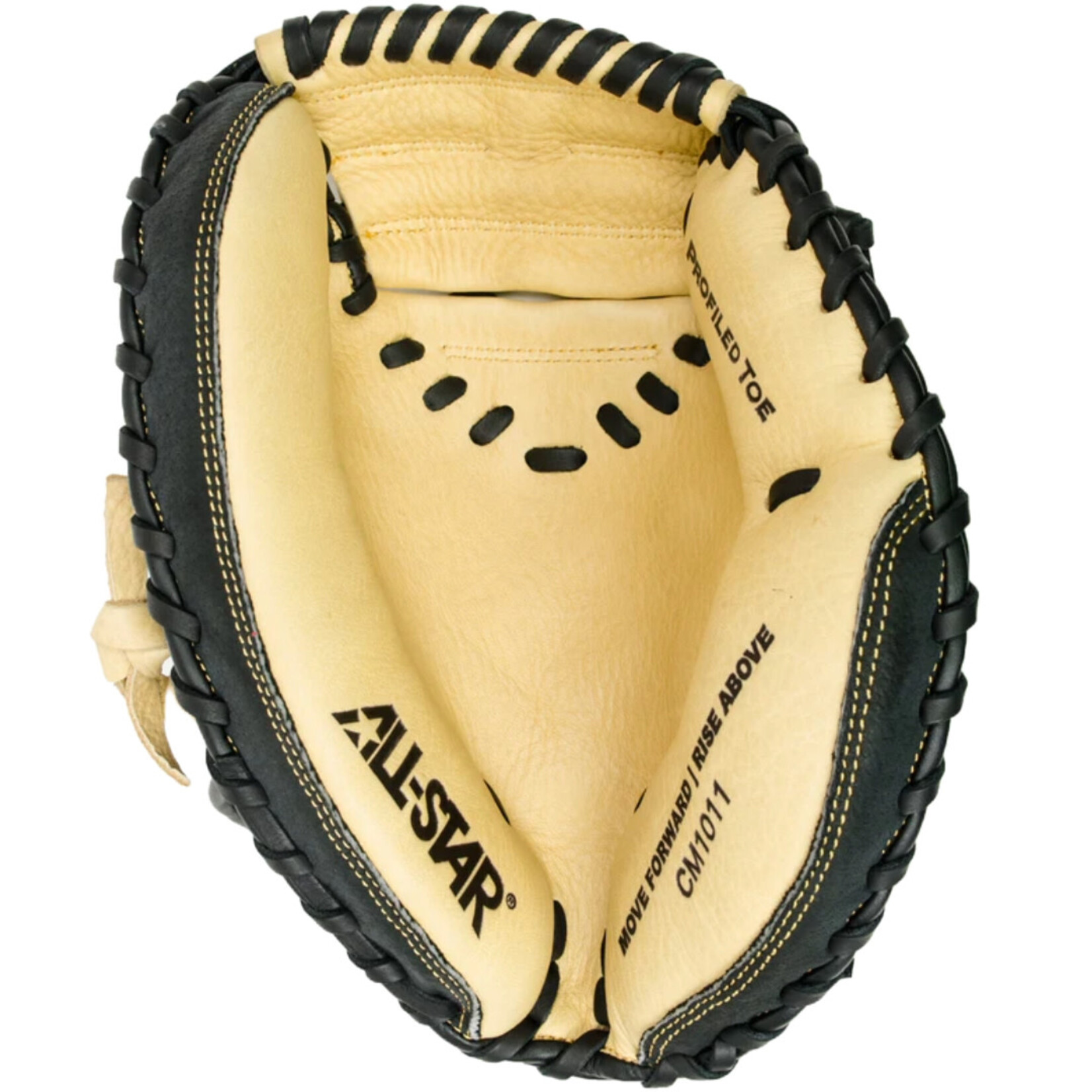 All-Star YOUTH COMP MITTS -  31.5" CATCHER'S MITT -  BLACK / TAN - LEFT CATCH