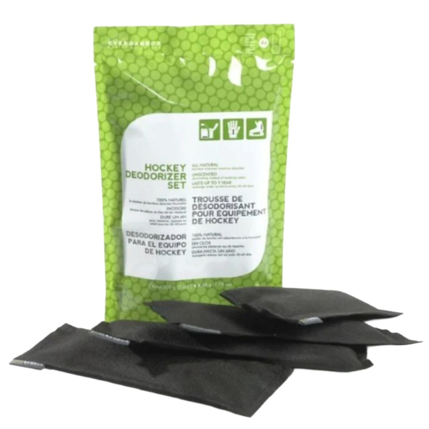Ever Bamboo EVER BAMBOO HOCKEY DEODORIZER SET (4 PACK)