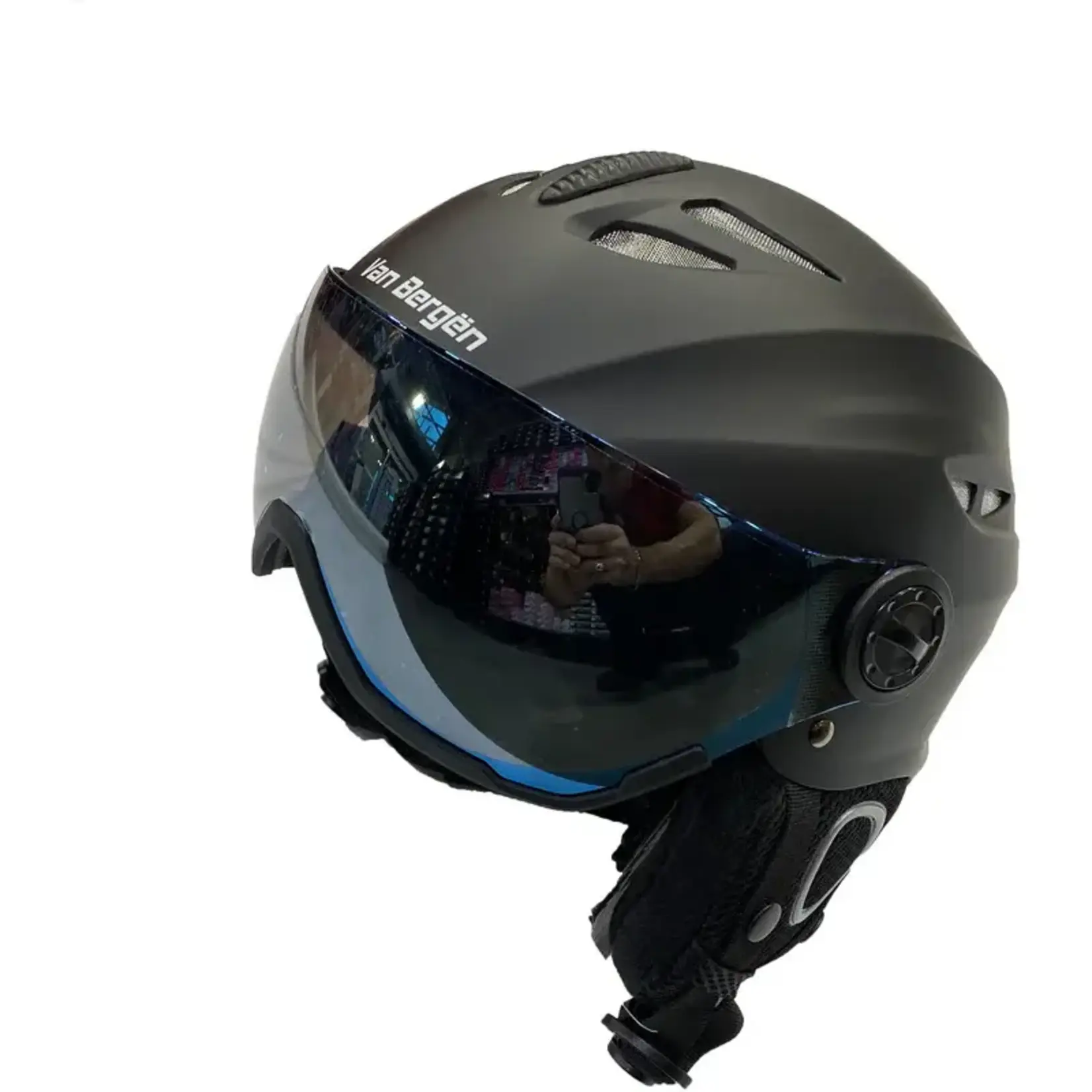 Van Bergen Casque de ski Senior avec visière de couleur