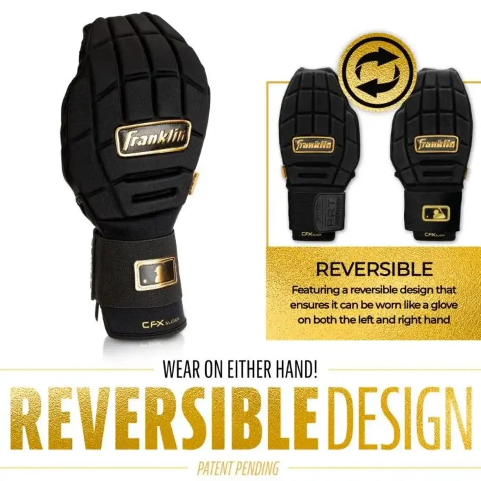 Franklin YOUTH FRANKLIN CFX® SLIDER PRT® PROTECTIVE REVERSIBLE SLIDING GLOVE