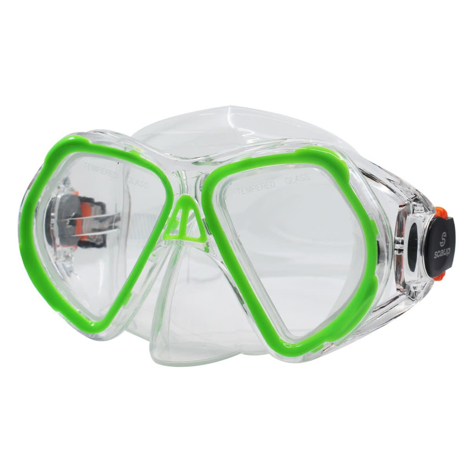 Scaup SCAUP ARUBA SNORKELING LIME MASK FOR KIDS