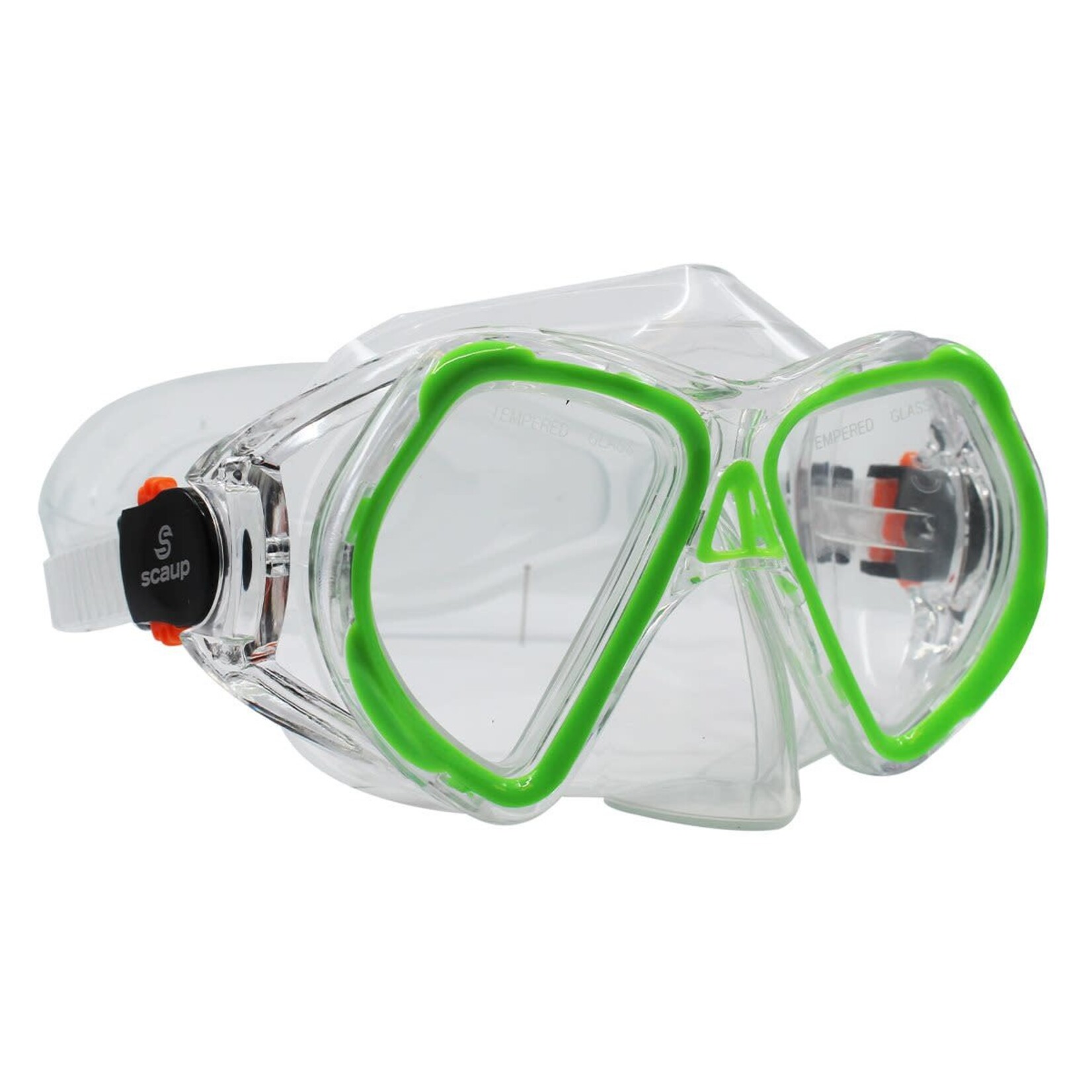 Scaup MASQUE DE PLONGÉE SCAUP ARUBA LIME POUR ENFANTS