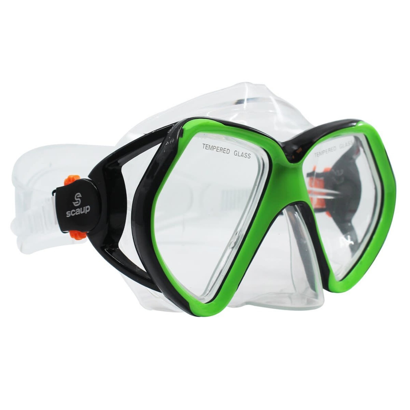 Scaup MASQUE DE PLONGÉE SCAUP AQUALUX LIME POUR ADULTES