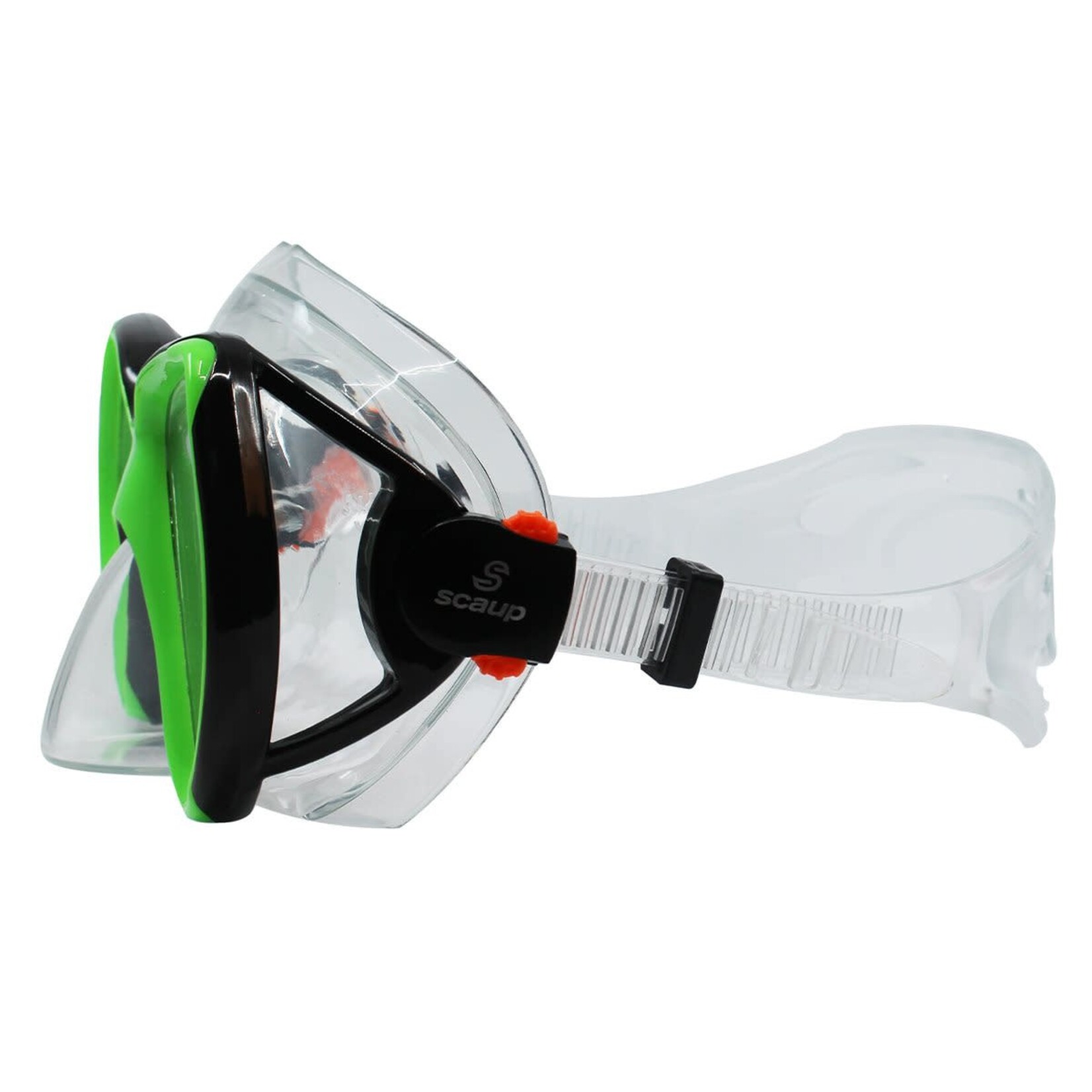 Scaup SCAUP AQUADUX LIME LEISURE SERIES SNORKELING MASK SENIOR