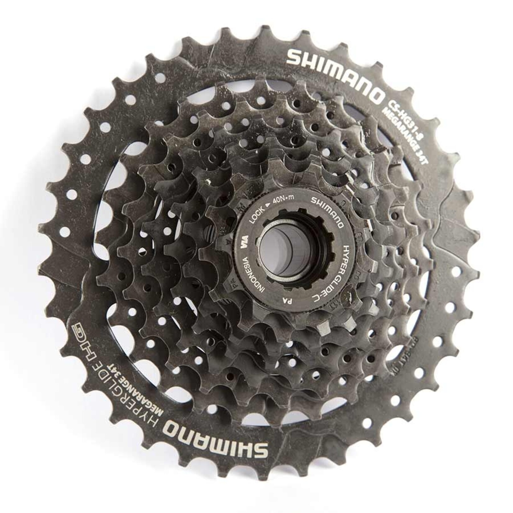 Shimano Shimano, CS-HG31, 8sp. cassette, 11-34T, 11-13-15-17-20-23-26-34