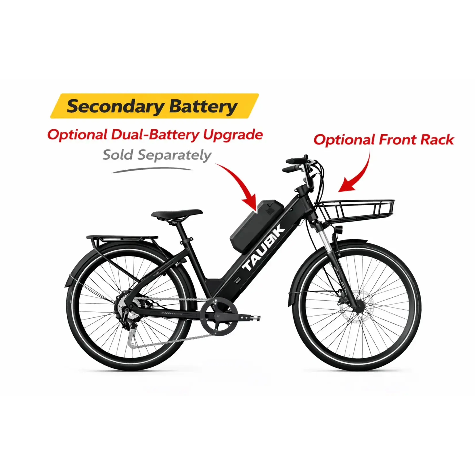 Taubik E-BIKE STEP THRU TAUBIK BLACKBURN 275T 27.5"