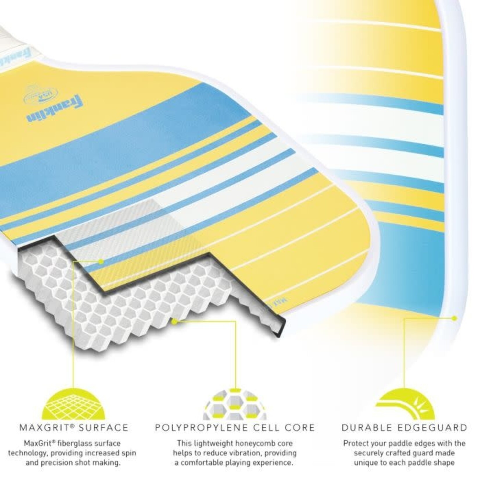 Franklin LIFESTYLE PADDLE SERIES - YELLOW
