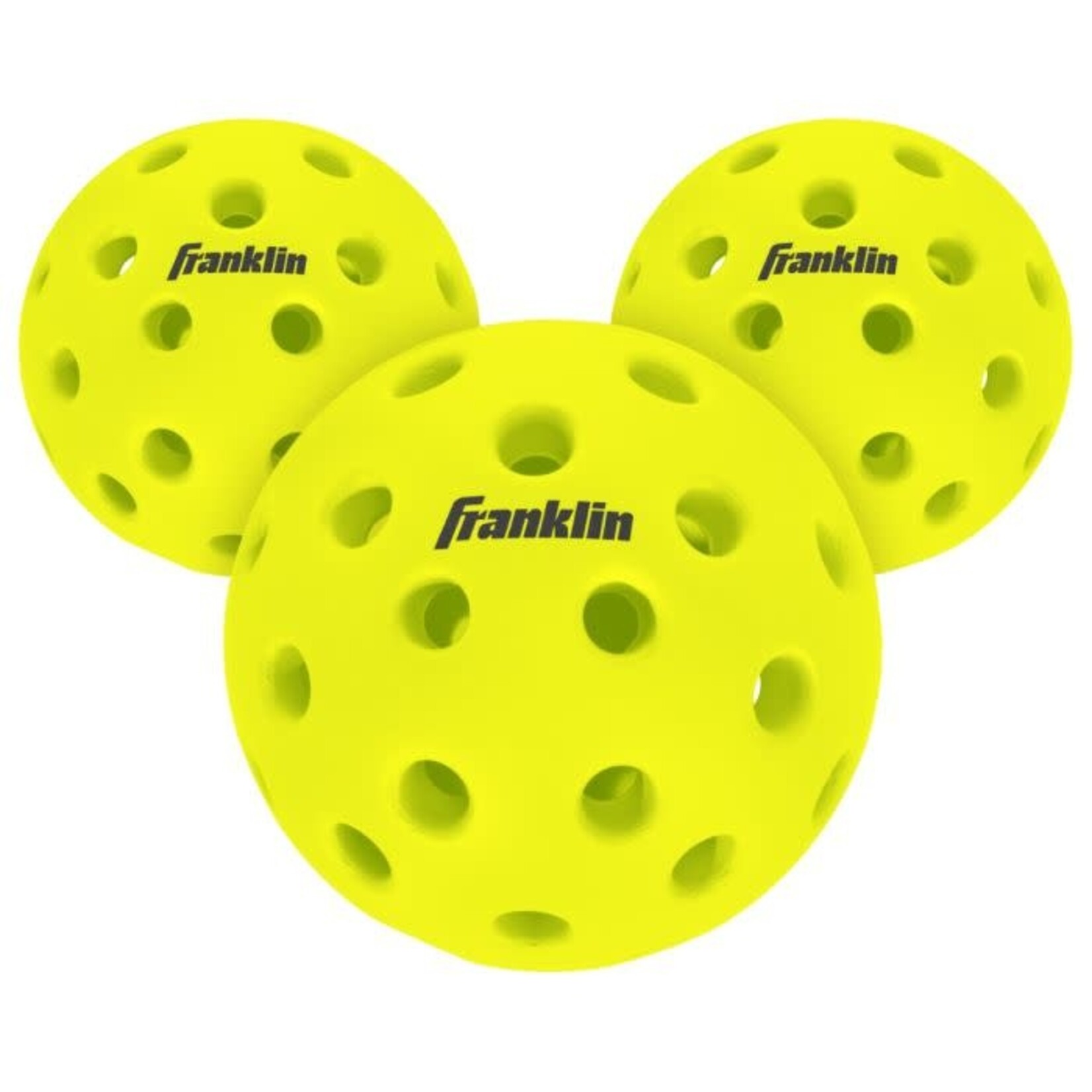Franklin Silent Serve Quiet Foam Pickleballs - 3 Pack Vellum