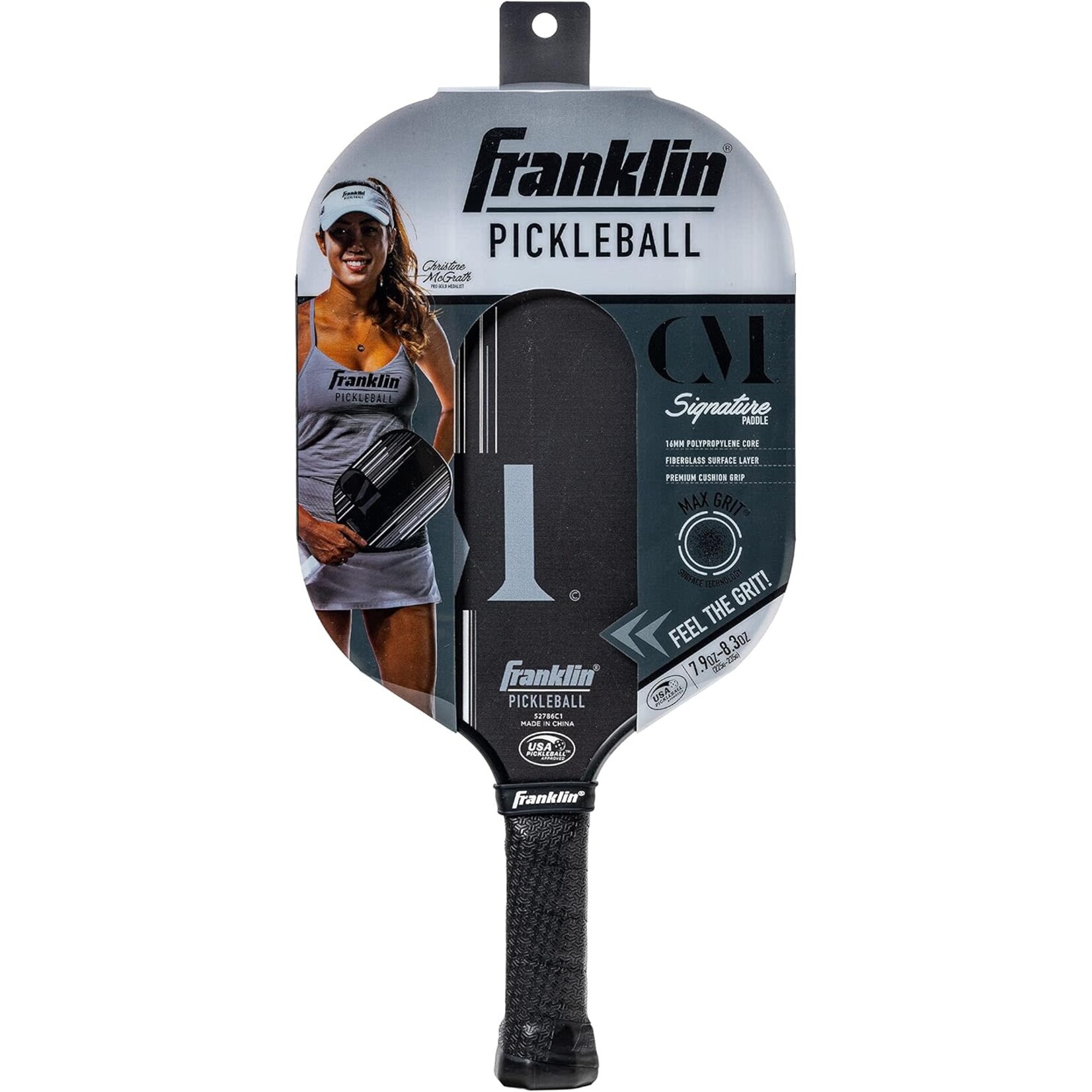 Franklin FRANKLIN PICKLEBALL - CHRISTINE MCGRATH PADDLE - BLACK -13 mm