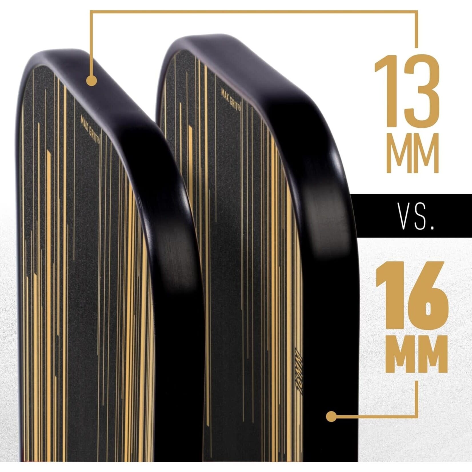 Franklin Signature Pro Series Paddle - Black/Gold