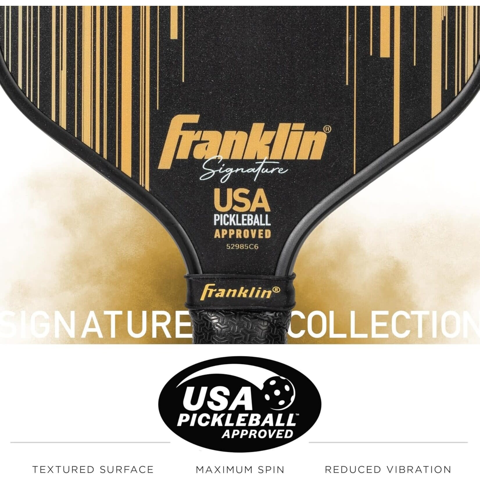 Franklin Signature Pro Series Paddle - Black/Gold