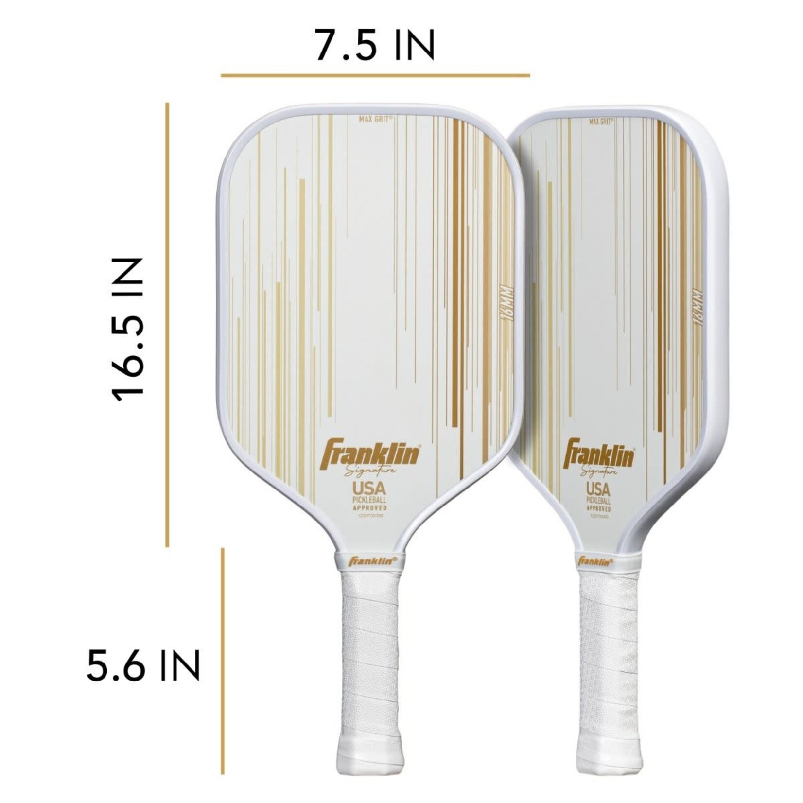 Franklin FRANKLIN SIGNATURE PRO SERIES - 16MM  WHITE/GOLD