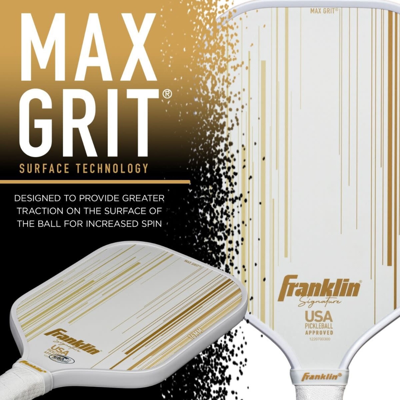 Franklin FRANKLIN SIGNATURE PRO SERIES - 16MM  WHITE/GOLD