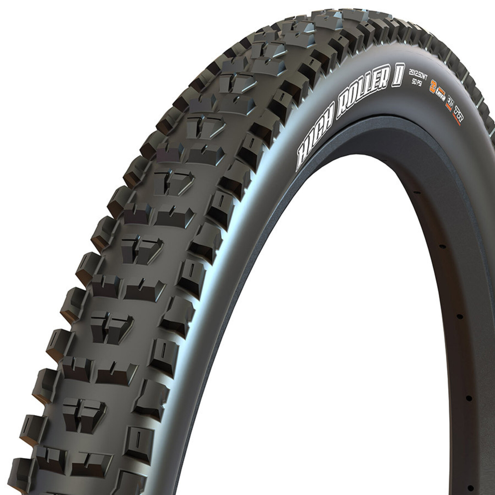Maxxis Maxxis, High Roller II, 27.5x2.40, Folding, 3C Maxx Terra, Tubeless Ready, EXO, 60TPI, 60PSI, Black