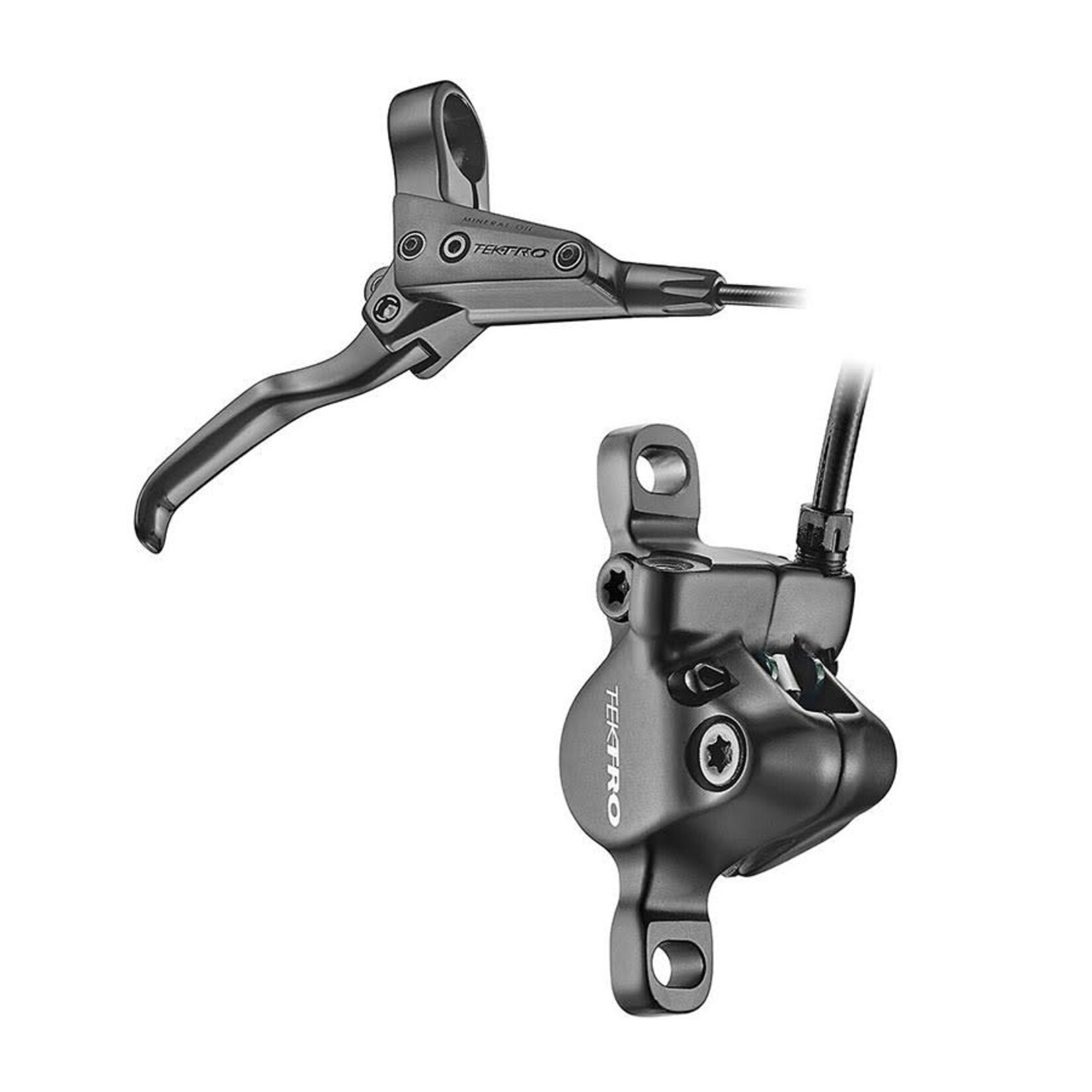 Tektro Tektro, HD-M280, MTB Hydraulic Disc Brake, Rear, Post mount, Disc: Not included, 305g, Black
