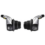 Shimano Shimano, Tourney Revoshift SL-RS47, Shift levers, 8 sp., Black, Pair