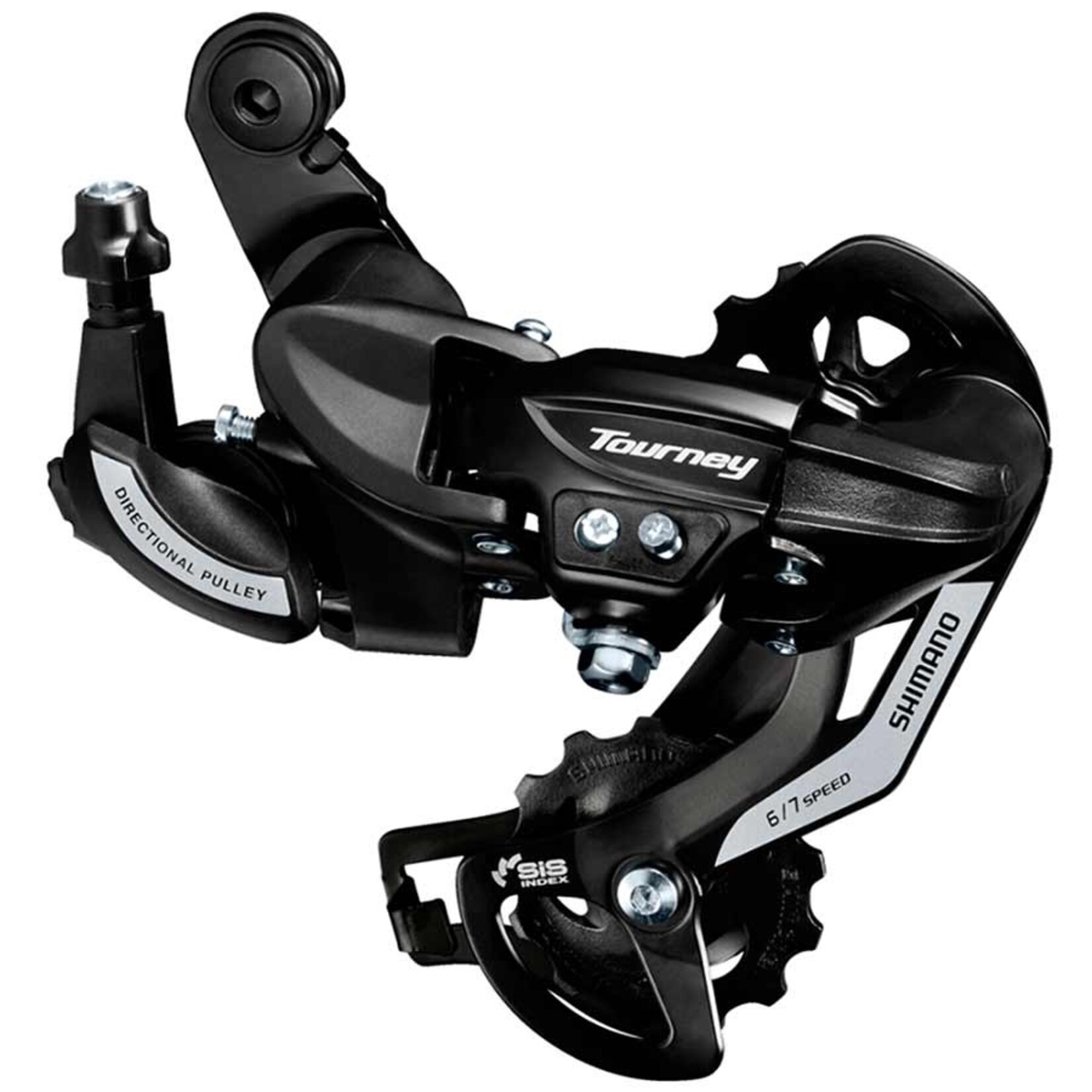 Shimano Shimano, Tourney RD-TY500, Dérailleur arrière, 6/7vit., SGS, Noir, Attache directe