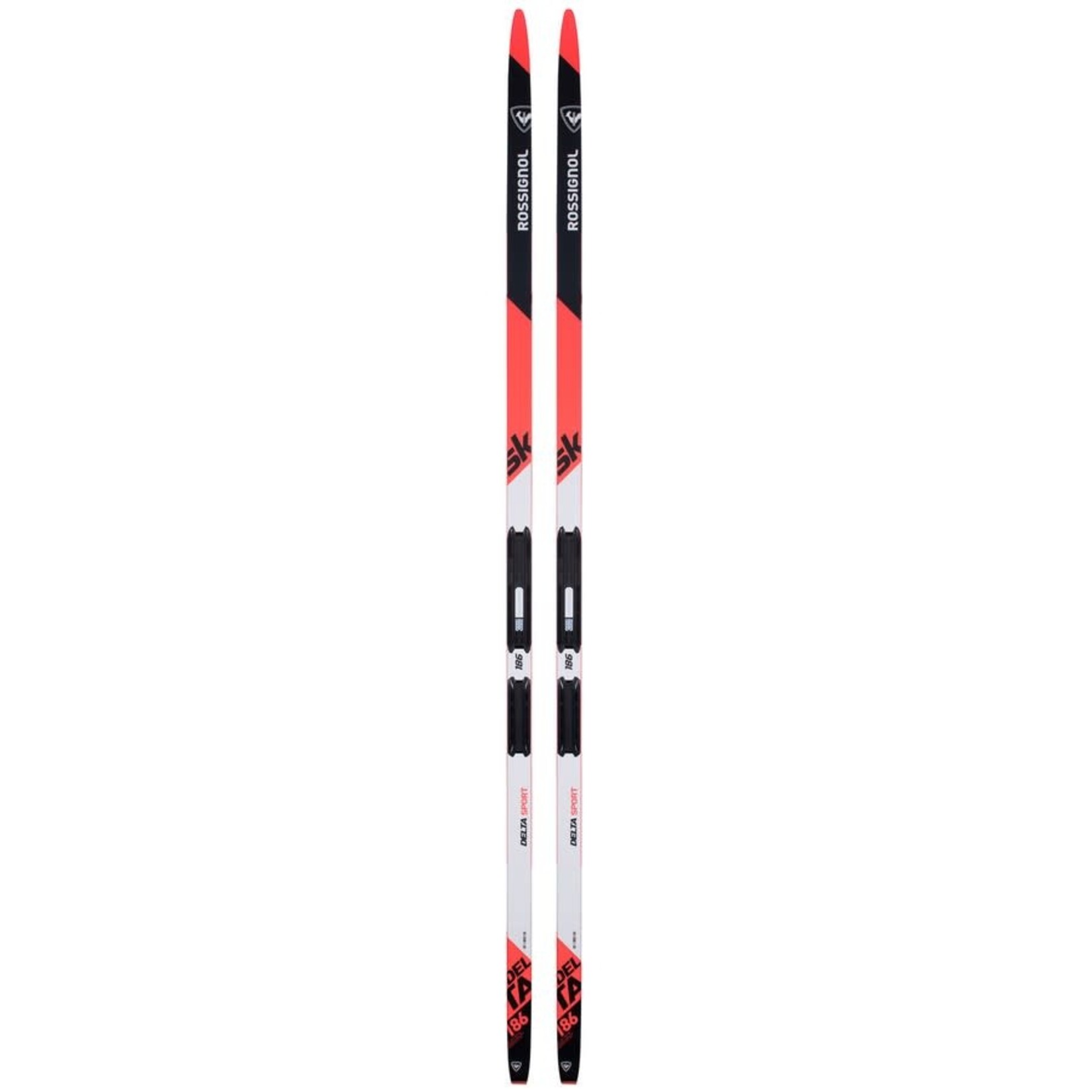 Rossignol SKIS DE FOND ROSSIGNOL DELTA SPORT SKATING AVEC FIXATIONS RACE SKATE IFP NOIR/BLANC