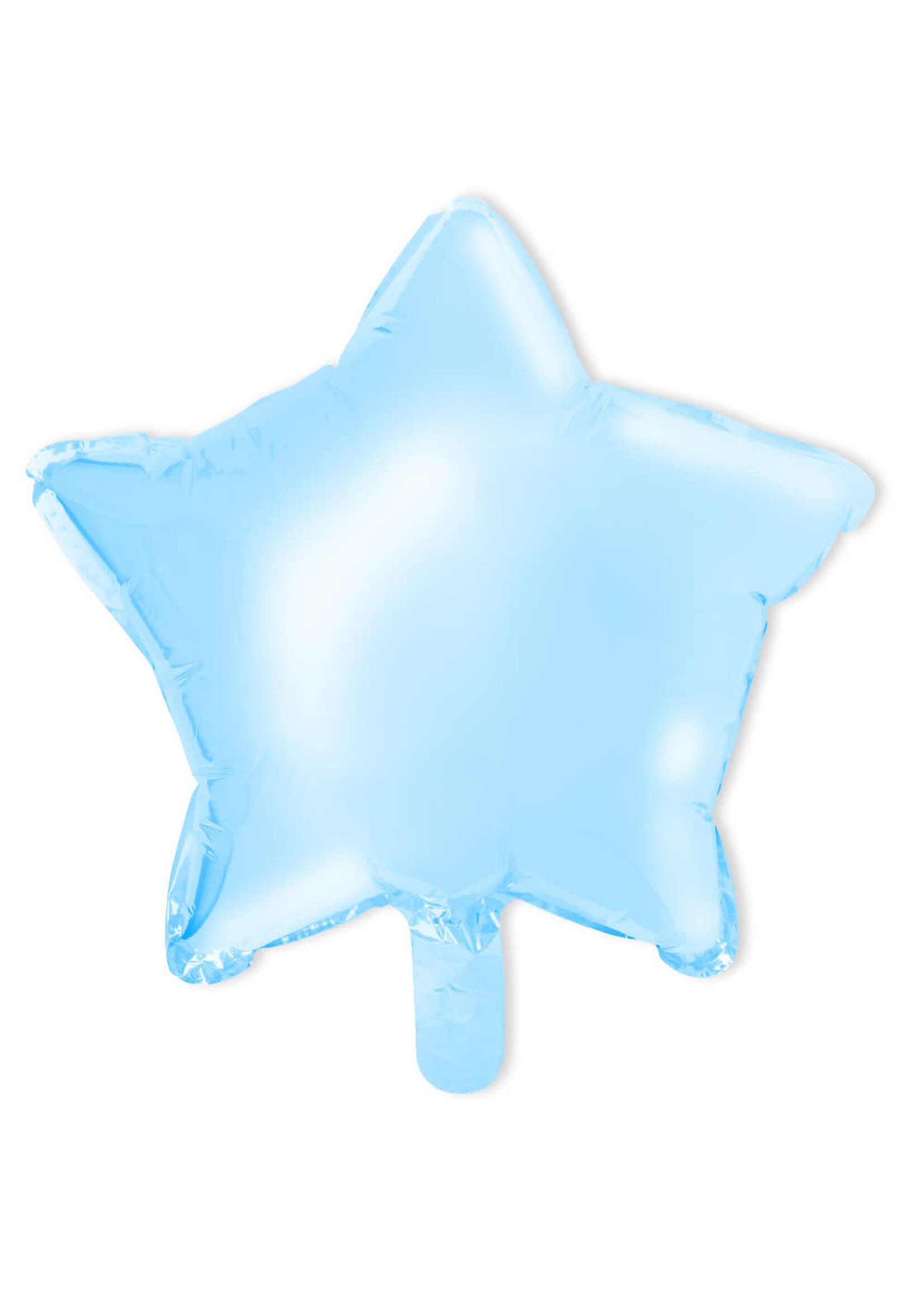 18 INCH STAR SHINY BABY BLUE FOIL