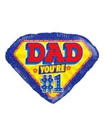 18” #1 Dad FOIL BALLOON