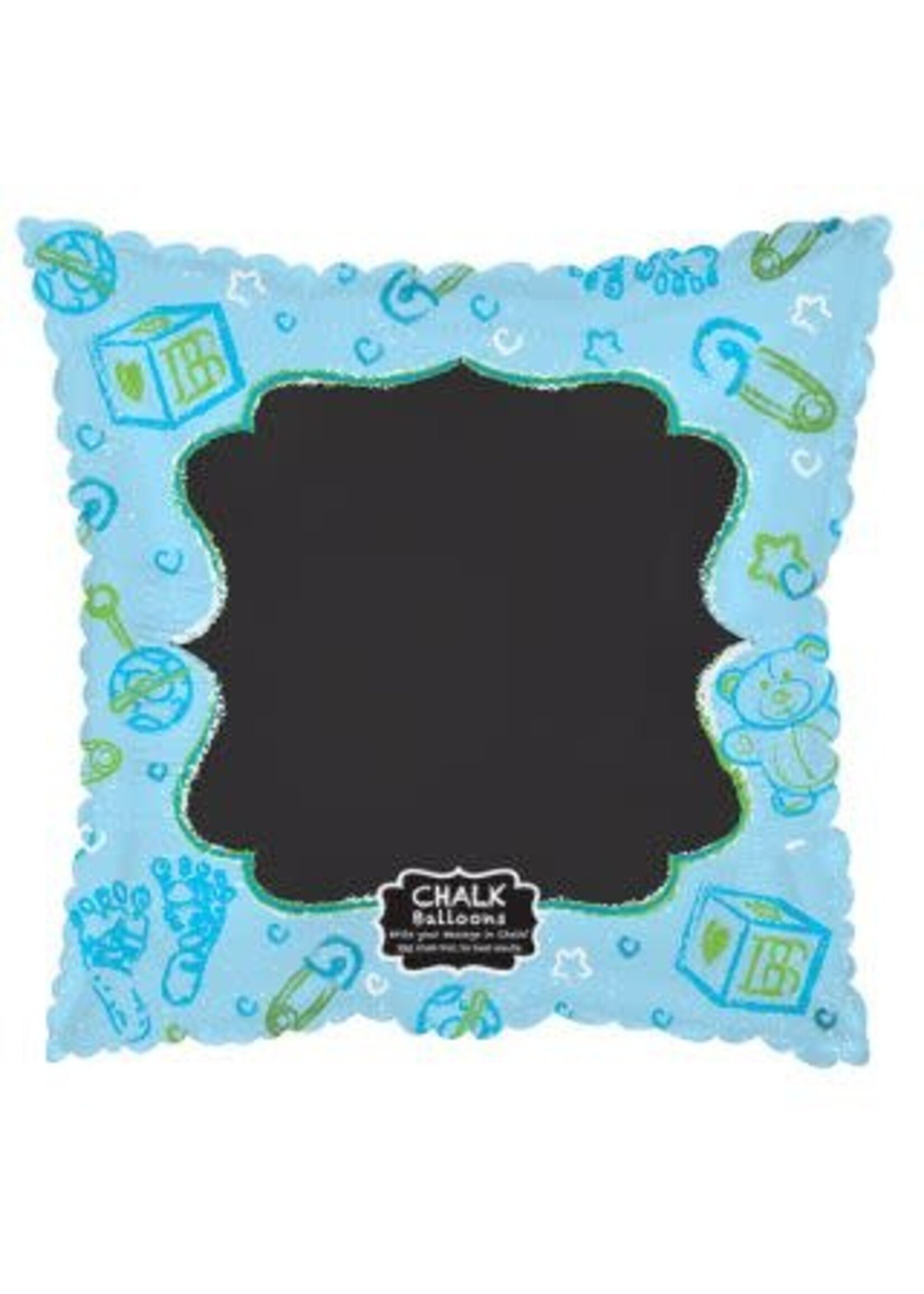 18” Baby Boy Chalkboard FOIL BALLOON