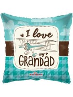 18” Love You Grandad FOIL BALLOON