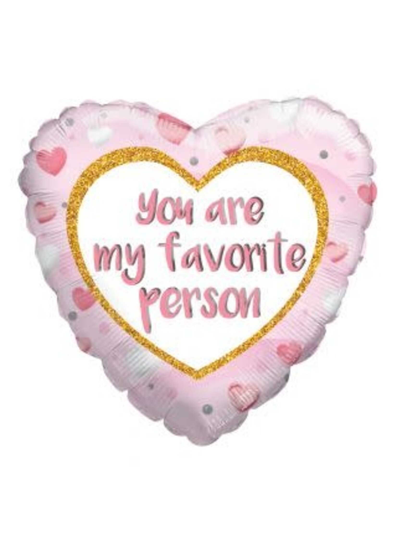 18” You’re My Favorite Person FOIL BALLON