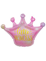 Party Supply USA 30 IN FOIL PRINCESS CROWN BALLOON