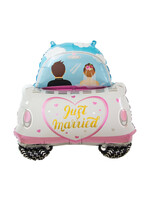 Party Supply USA 31 IN FOIL JUST MARRIED CAR BALLOON