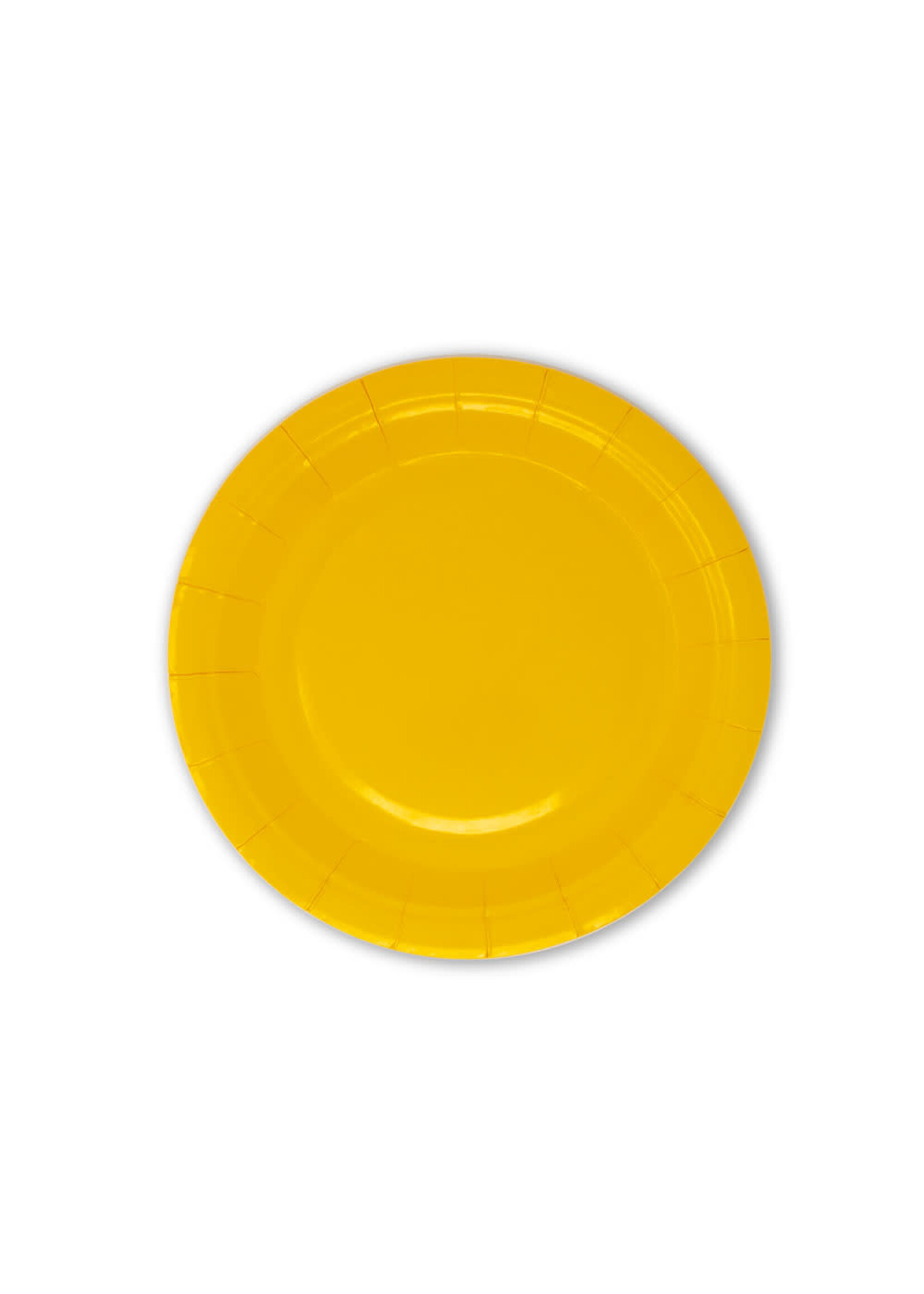 7IN PAPER PLATE 20CT YELLOW