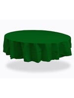 84IN ROUND TABLECOVER GREEN
