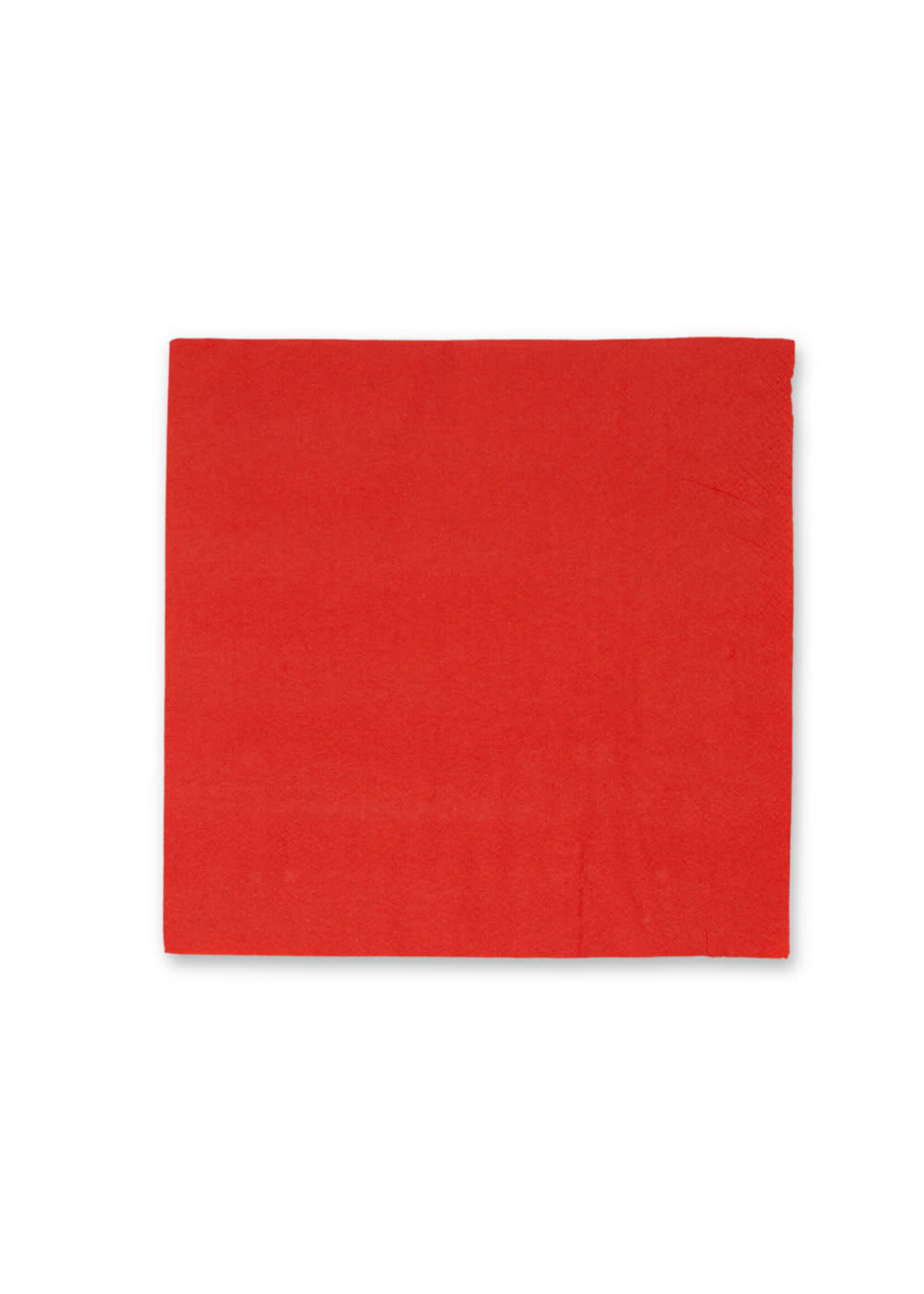 LUNCH NAPKIN 50CT 2PLY RED