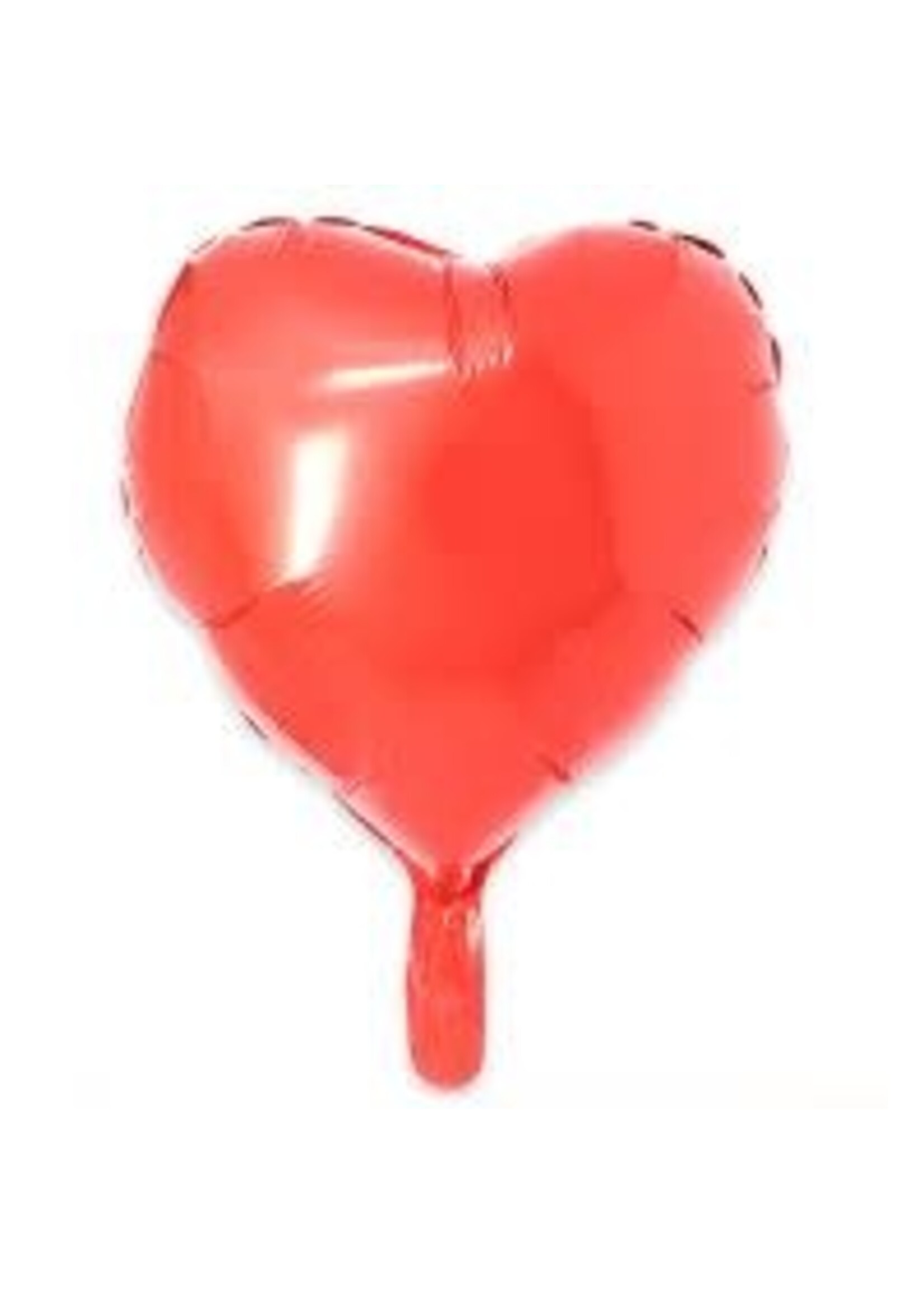 HEART 18 IN SHINY RED FOIL BALLOON