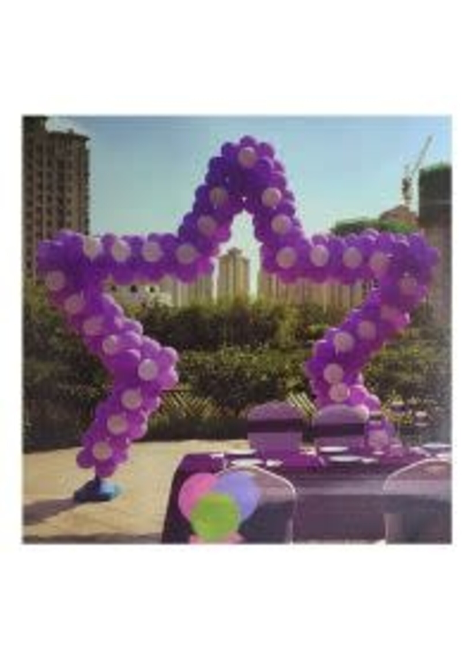 KIT - 9 FT WIDE X 10 FT TALL STAR BALLOON ARCH (BALLOONS NOT INCLUDED