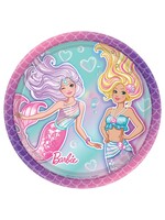 Barbie™ Mermaid Round Iridescent Plates, 9"