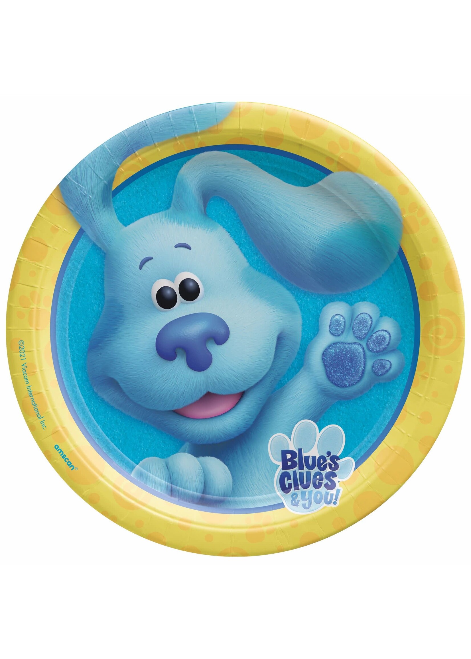 Blues Clues 9Inch Round Plates 8Ct