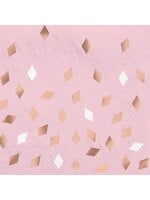 Blush Birthday Hot-Stamped Luncheon Napkins 16Pcs