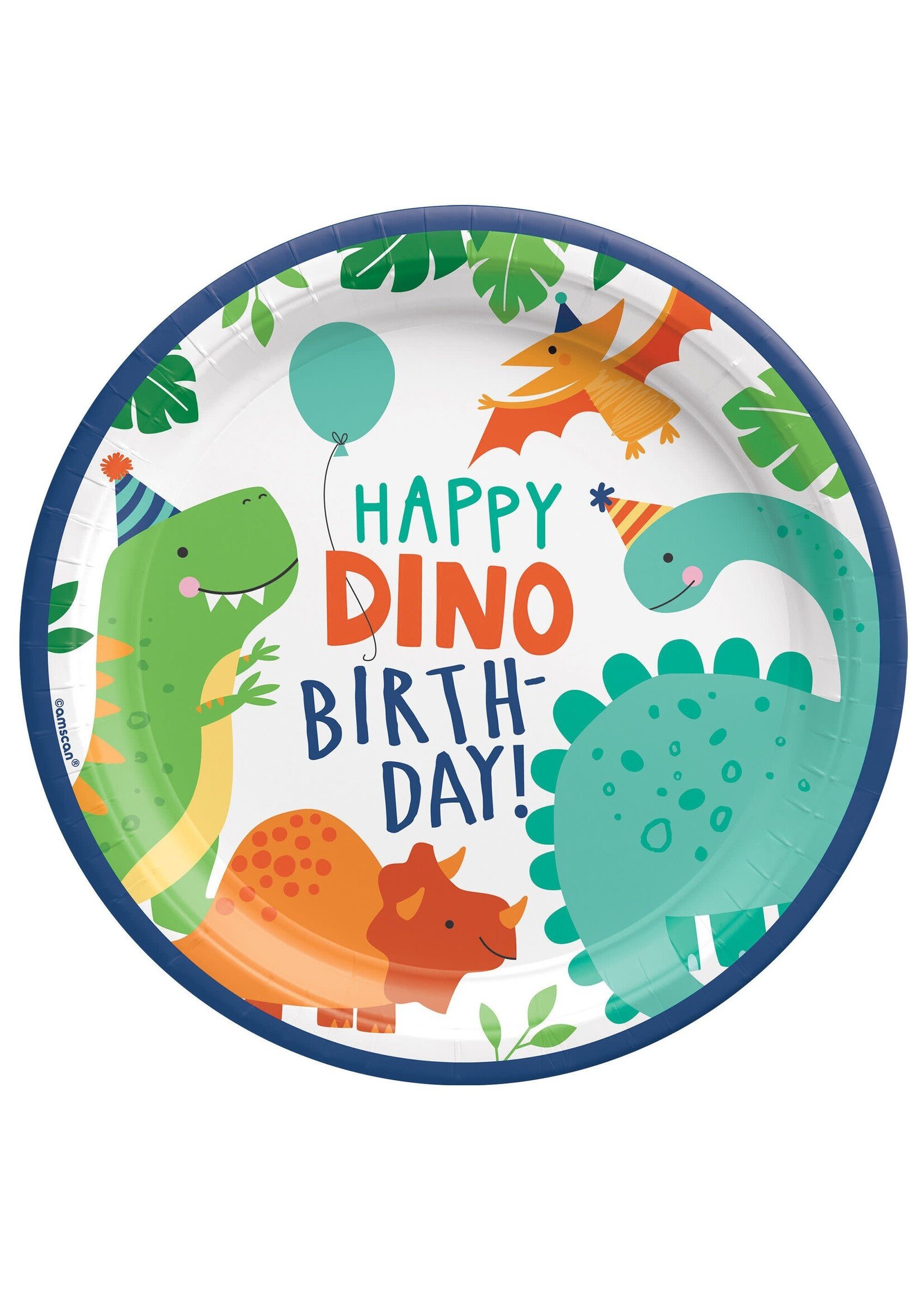 Dino-Mite 9" Round Plates