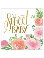 Floral Baby Luncheon Napkins