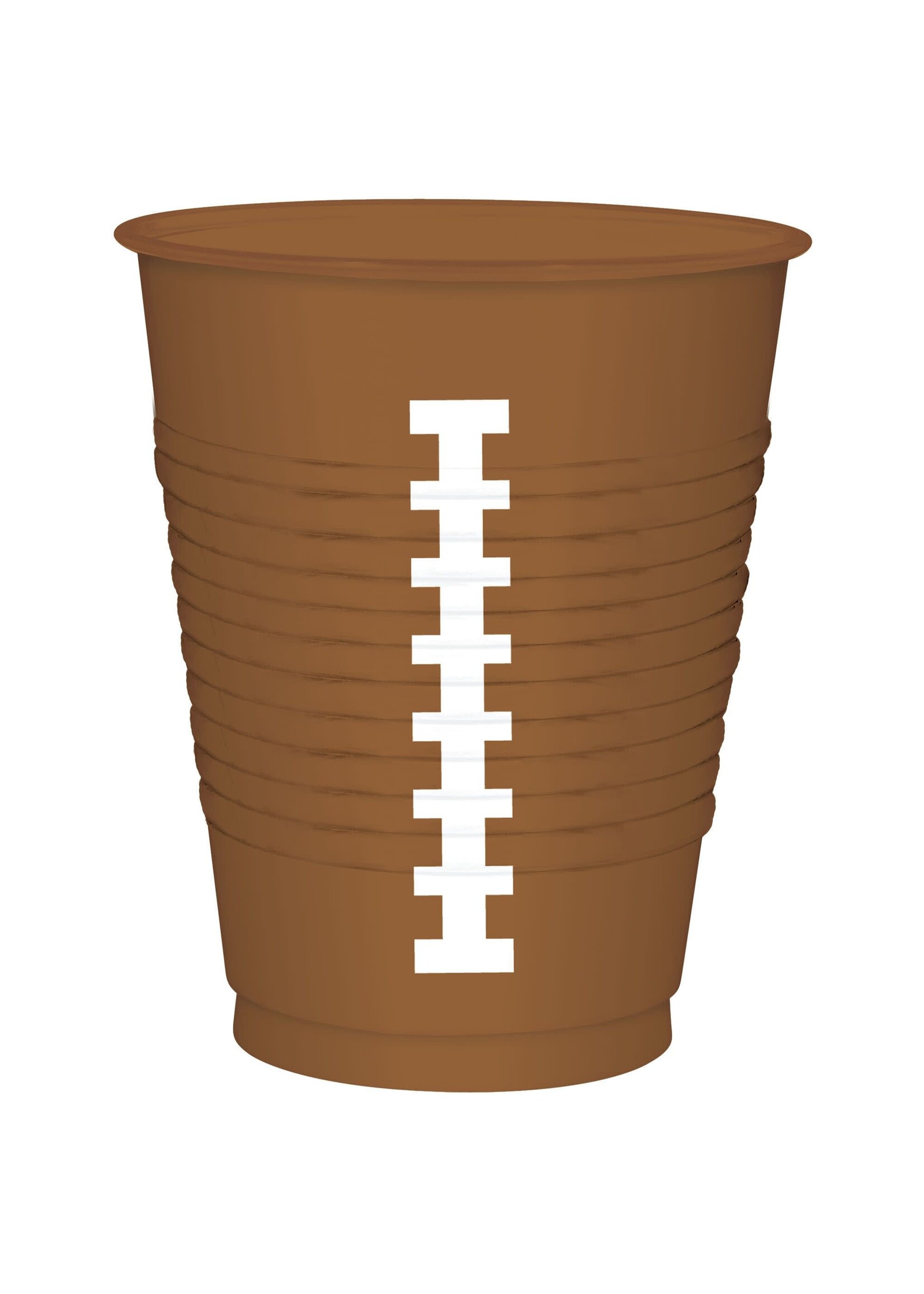 Football Plastic Cups, 16 oz