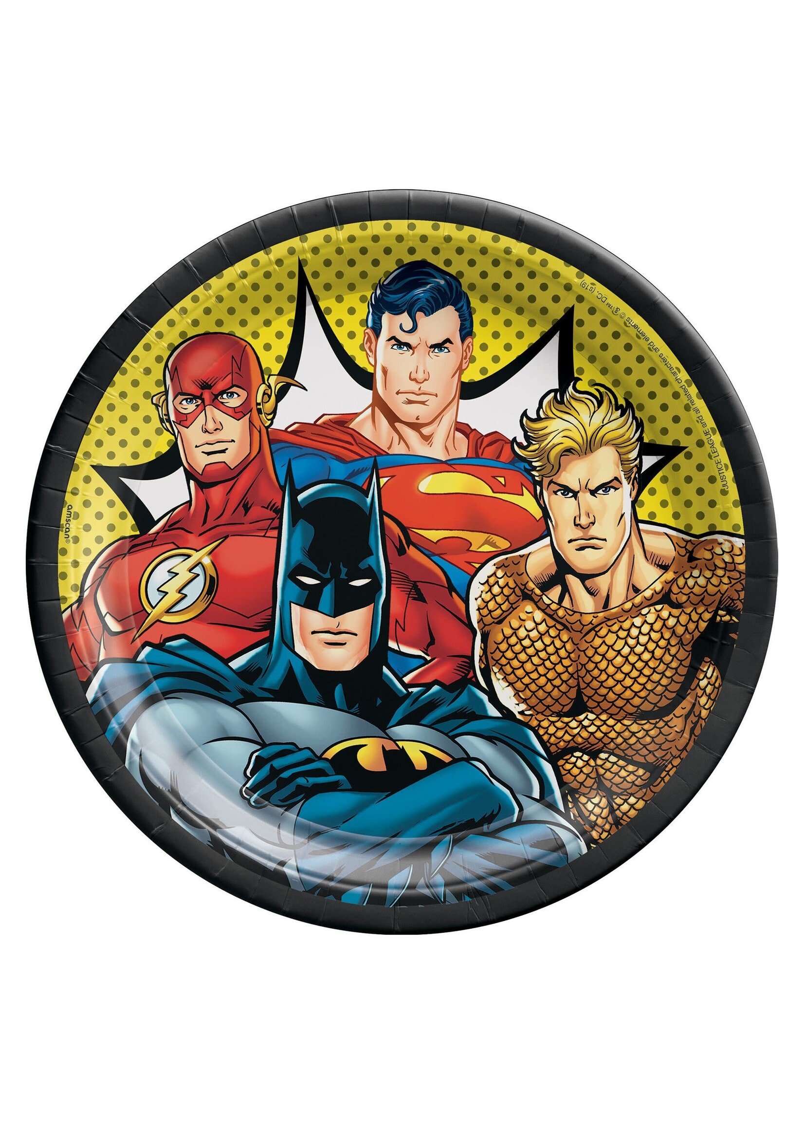 Justice League Heroes Unite™ 9" Round Plates